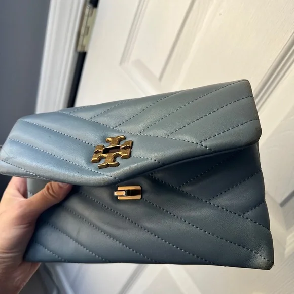 Tory Burch Quilted Kira Chevron Clutch - Picture 3 of 5
